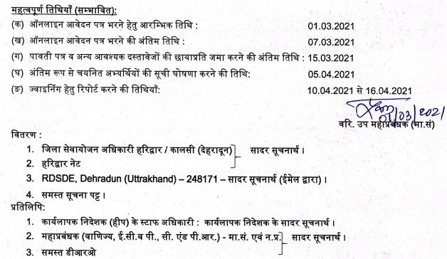 BHEL Haridwar Last Date 2024