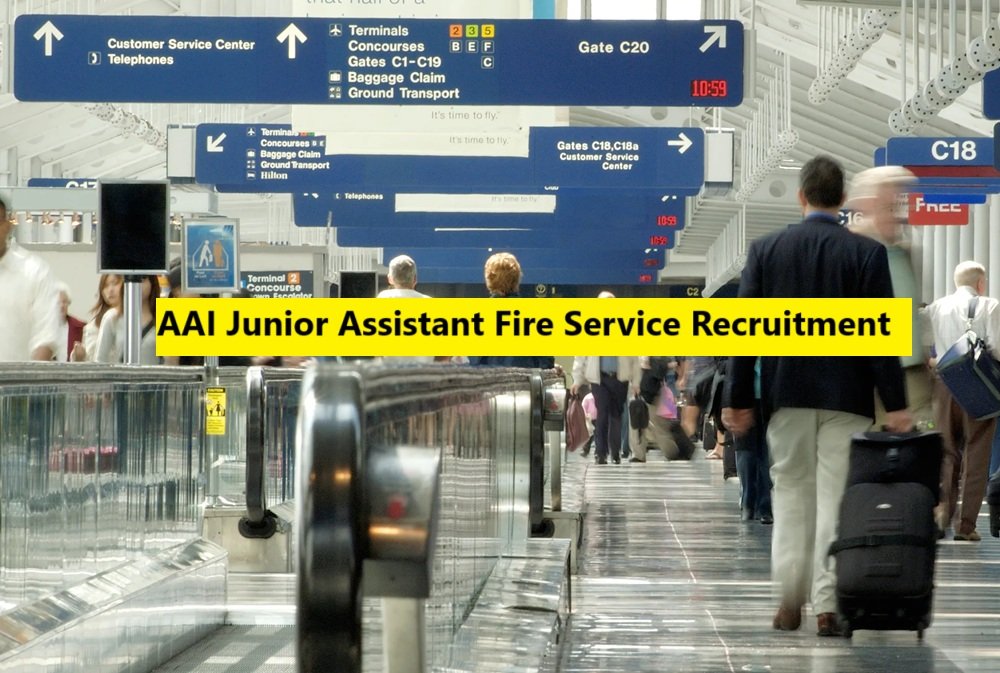 AAI Junior Assistant Fire Service Recruitment