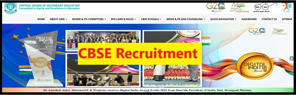 CBSE Recruitment