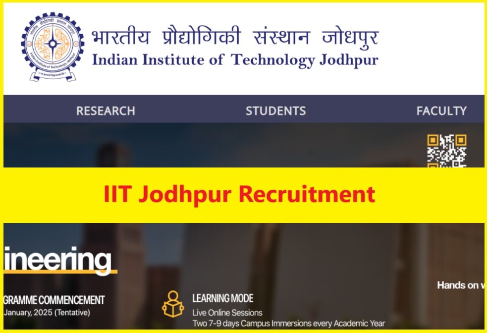 IIT Jodhpur Recruitment