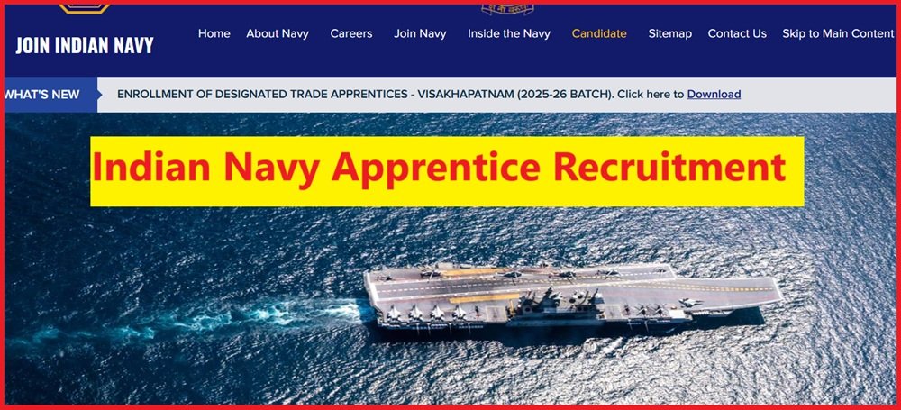 Indian Navy Apprentice Recruitment 