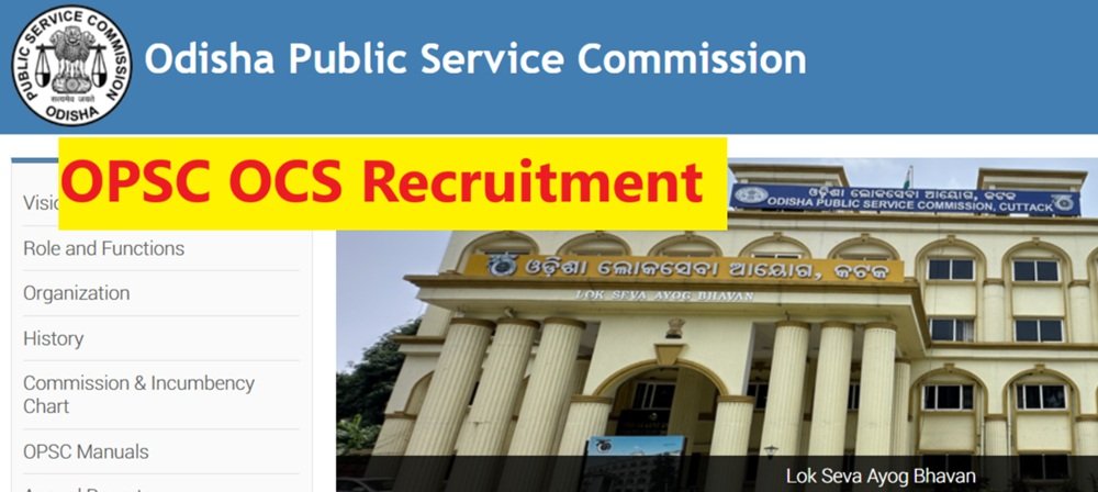 OPSC OCS Recruitment