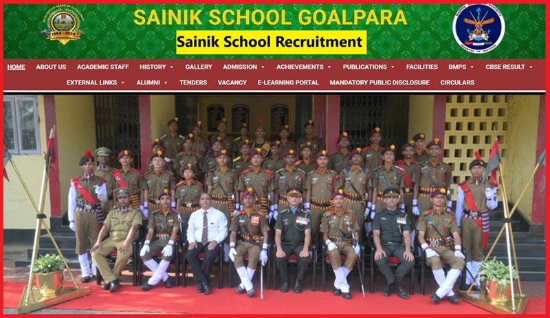 Sainik School Recruitment