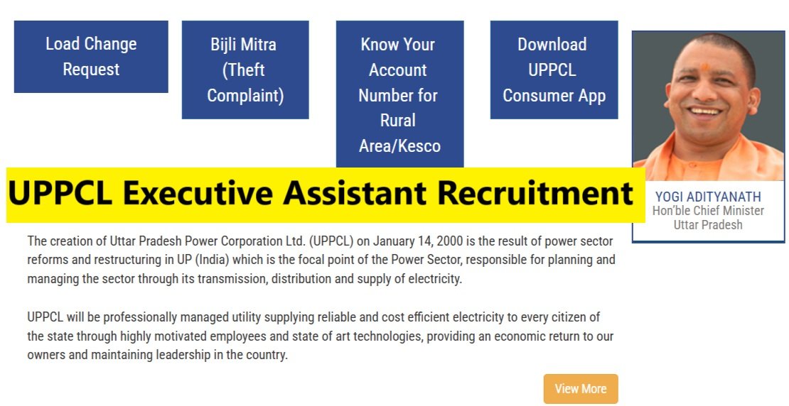 UPPCL Executive Assistant Recruitment